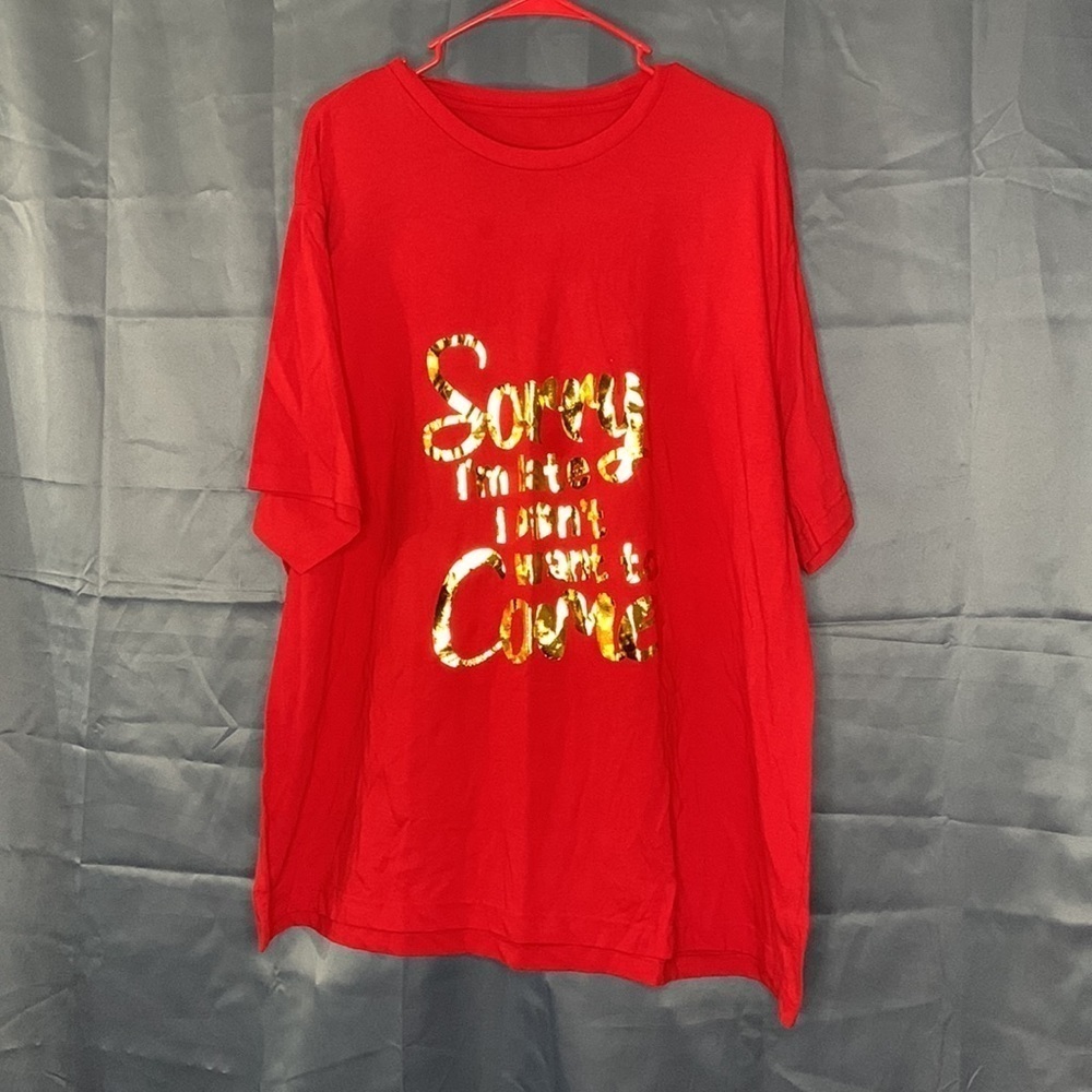 RED Sleep tee